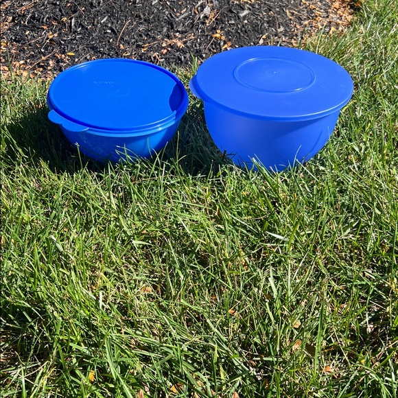 Tupperware Other - Tupperware Blue Food Storage Containers 1 large 1 medium (SET of 2)